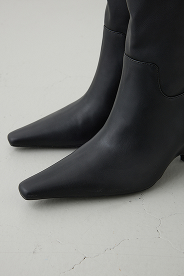 【crie conforto】ウェッジソールロングブーツ 詳細画像