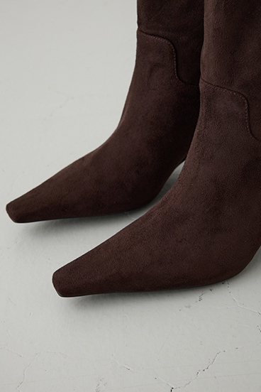 【crie conforto】ウェッジソールロングブーツ 詳細画像