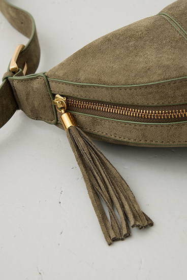 【crie conforto】フェイクスエードフリンジ引きてショルダー 詳細画像