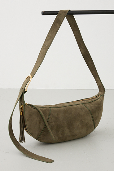 【crie conforto】フェイクスエードフリンジ引きてショルダー 詳細画像