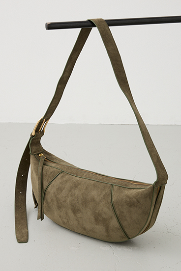 【crie conforto】フェイクスエードフリンジ引きてショルダー 詳細画像