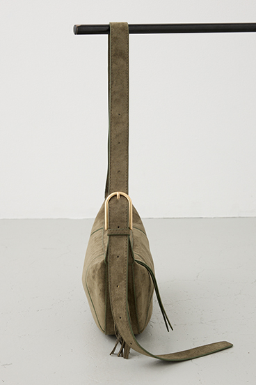 【crie conforto】フェイクスエードフリンジ引きてショルダー 詳細画像