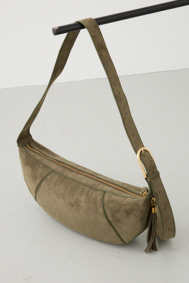 【crie conforto】フェイクスエードフリンジ引きてショルダー 詳細画像