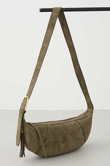 【crie conforto】フェイクスエードフリンジ引きてショルダー 詳細画像