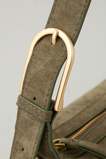 【crie conforto】フェイクスエードフリンジ引きてショルダー 詳細画像