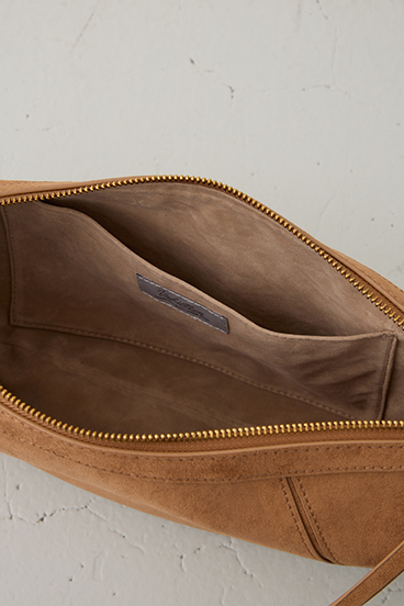 【crie conforto】フェイクスエードフリンジ引きてショルダー 詳細画像