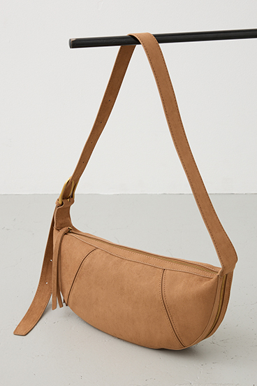 【crie conforto】フェイクスエードフリンジ引きてショルダー 詳細画像