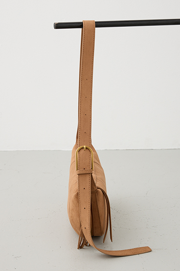 【crie conforto】フェイクスエードフリンジ引きてショルダー 詳細画像