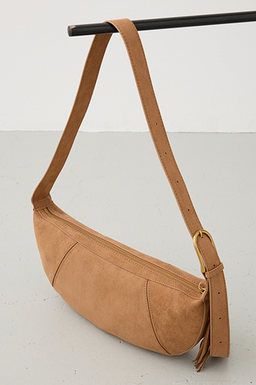 【crie conforto】フェイクスエードフリンジ引きてショルダー 詳細画像