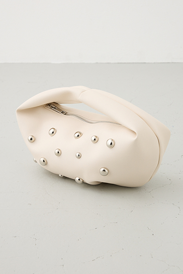 【crie conforto】スタッズワンハンドルバック 詳細画像