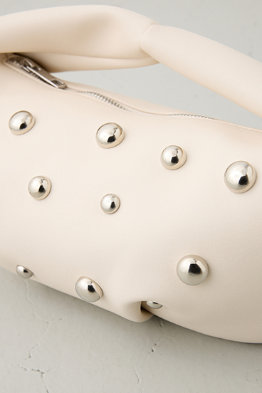 【crie conforto】スタッズワンハンドルバック 詳細画像