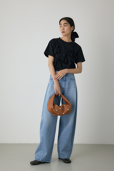 【crie conforto】スタッズワンハンドルバック 詳細画像