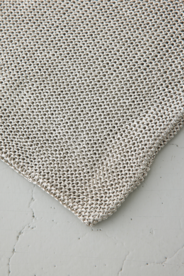 【crie conforto】ラメ糸編みトートバッグ 詳細画像