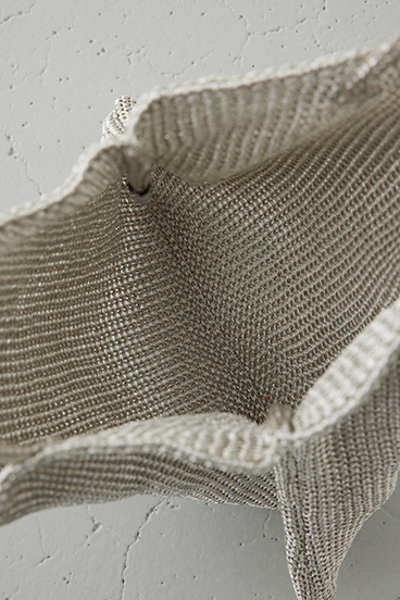 【crie conforto】ラメ糸編みトートバッグ 詳細画像