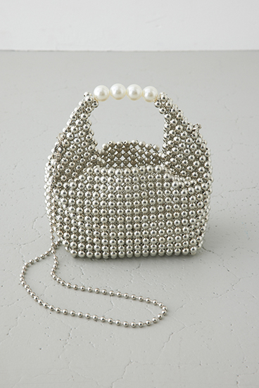 【crie conforto】メタルビーズバッグ