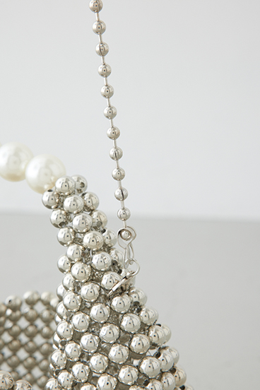 【crie conforto】メタルビーズバッグ 詳細画像