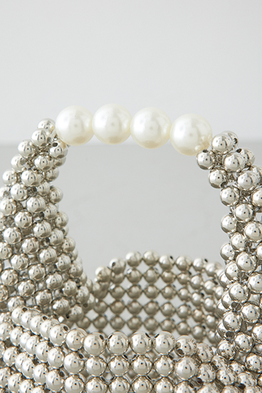 【crie conforto】メタルビーズバッグ 詳細画像