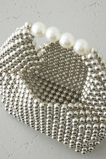 【crie conforto】メタルビーズバッグ 詳細画像