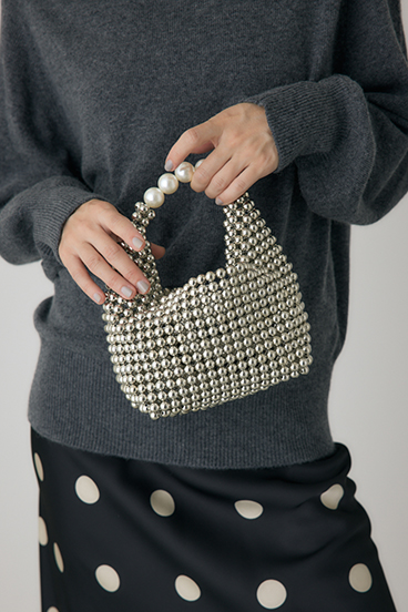 【crie conforto】メタルビーズバッグ 詳細画像