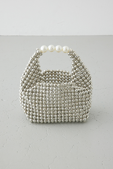 【crie conforto】メタルビーズバッグ 詳細画像