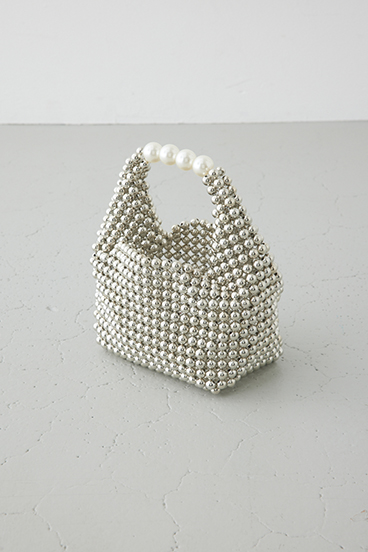 【crie conforto】メタルビーズバッグ 詳細画像