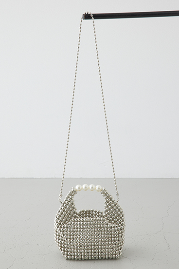 【crie conforto】メタルビーズバッグ 詳細画像