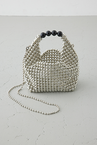 【crie conforto】メタルビーズバッグ