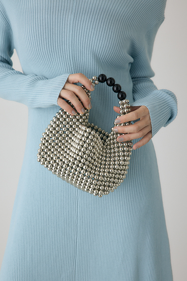 【crie conforto】メタルビーズバッグ 詳細画像