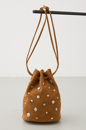 【crie conforto】スエードスタッズドロストバック 詳細画像