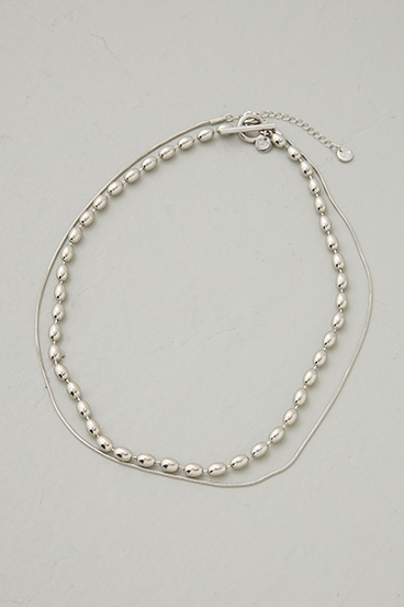 【crie conforto】3WAYボールチェーンセットネックレス 詳細画像