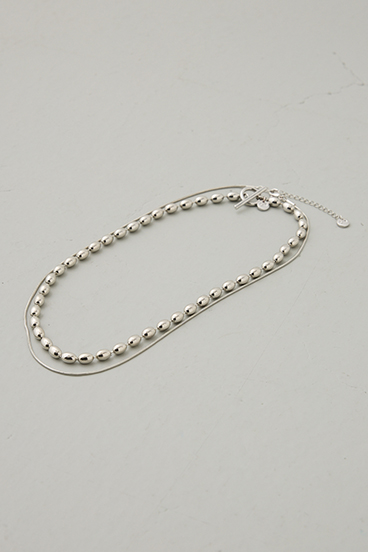 【crie conforto】3WAYボールチェーンセットネックレス 詳細画像