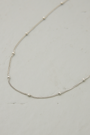 【crie conforto】タイニーメタルボールチェーンネックレス 詳細画像