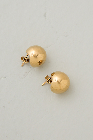 【crie conforto】ラウンドピアス 詳細画像