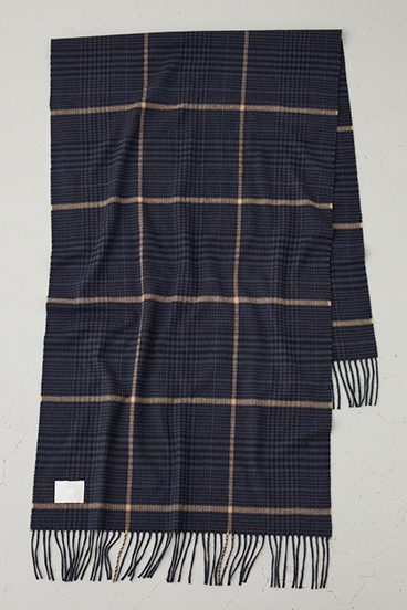 【crie conforto】カシミアタッチチェックストール 詳細画像