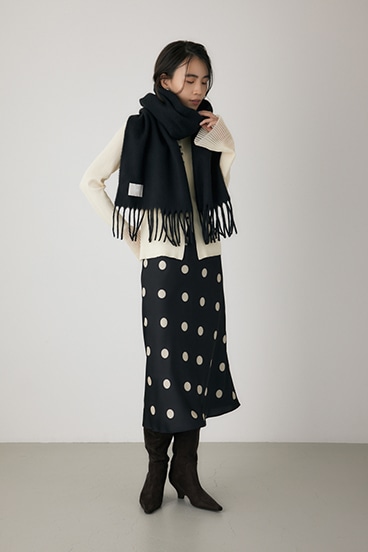 【crie conforto】ソフトタッチソリッドマフラー 詳細画像