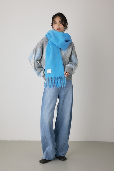 【crie conforto】ソフトタッチソリッドマフラー 詳細画像