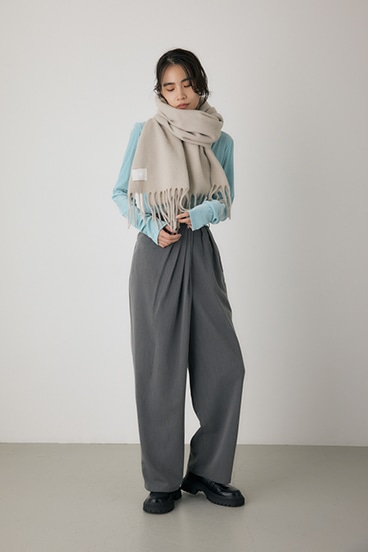 【crie conforto】ソフトタッチソリッドマフラー 詳細画像