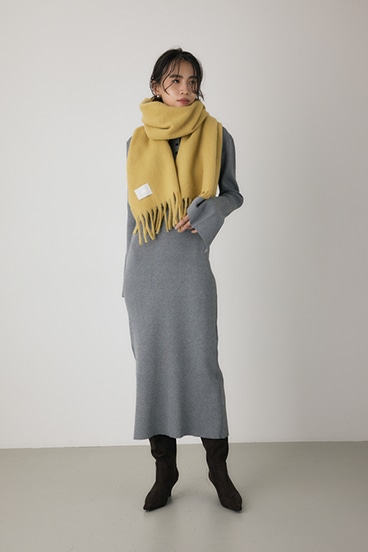 【crie conforto】ソフトタッチソリッドマフラー 詳細画像