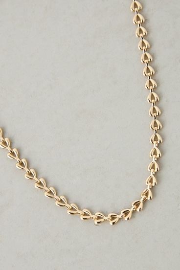 【crie conforto】ハートチェーンネックレス 詳細画像