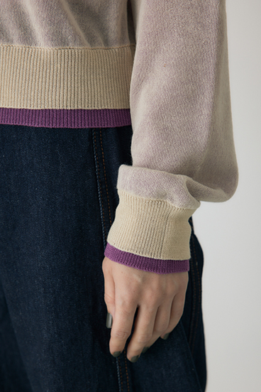 【crie conforto】シアーレイヤードカーディガン 詳細画像