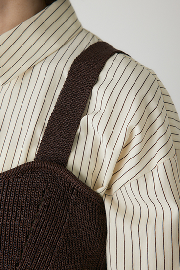 【crie conforto】ストローヤーンビスチェ 詳細画像