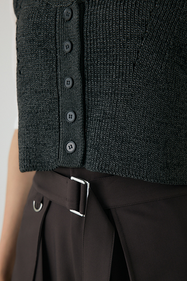 【crie conforto】ストローヤーンビスチェ 詳細画像