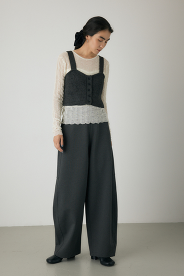 【crie conforto】シャーリングシアーニット 詳細画像