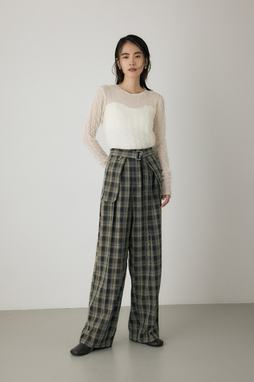 【crie conforto】シャーリングシアーニット 詳細画像