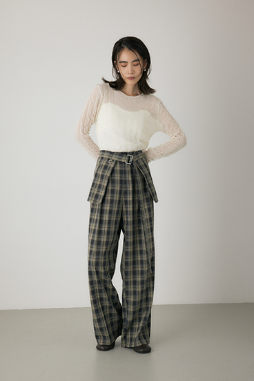 【crie conforto】シャーリングシアーニット 詳細画像