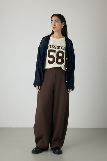 【crie conforto】フリンジVネックカーディガン 詳細画像