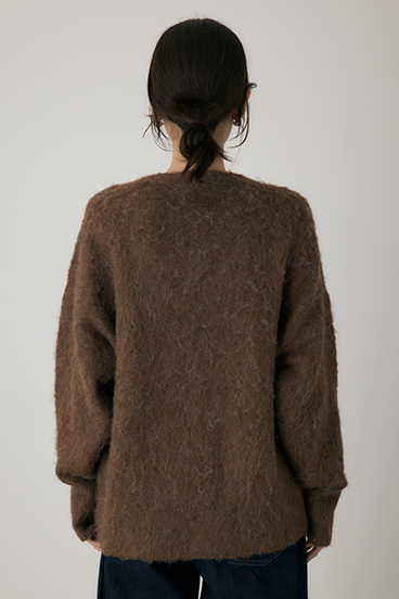 【crie conforto】シャギーカーディガン 詳細画像