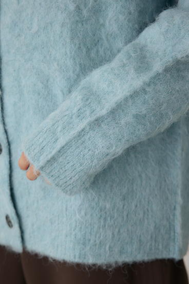 【crie conforto】シャギーカーディガン 詳細画像