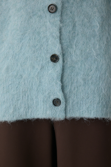 【crie conforto】シャギーカーディガン 詳細画像