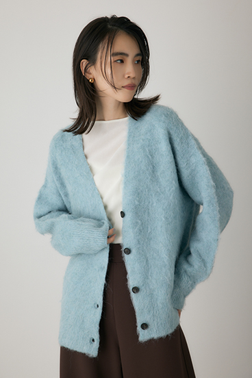 【crie conforto】シャギーカーディガン 詳細画像